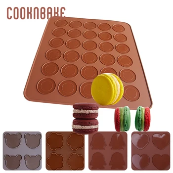 

COOKNBAKE DIY silicone baking oven mat bread cake bakeware pads Printing Western Table Mats Insulation pastry Pad for home