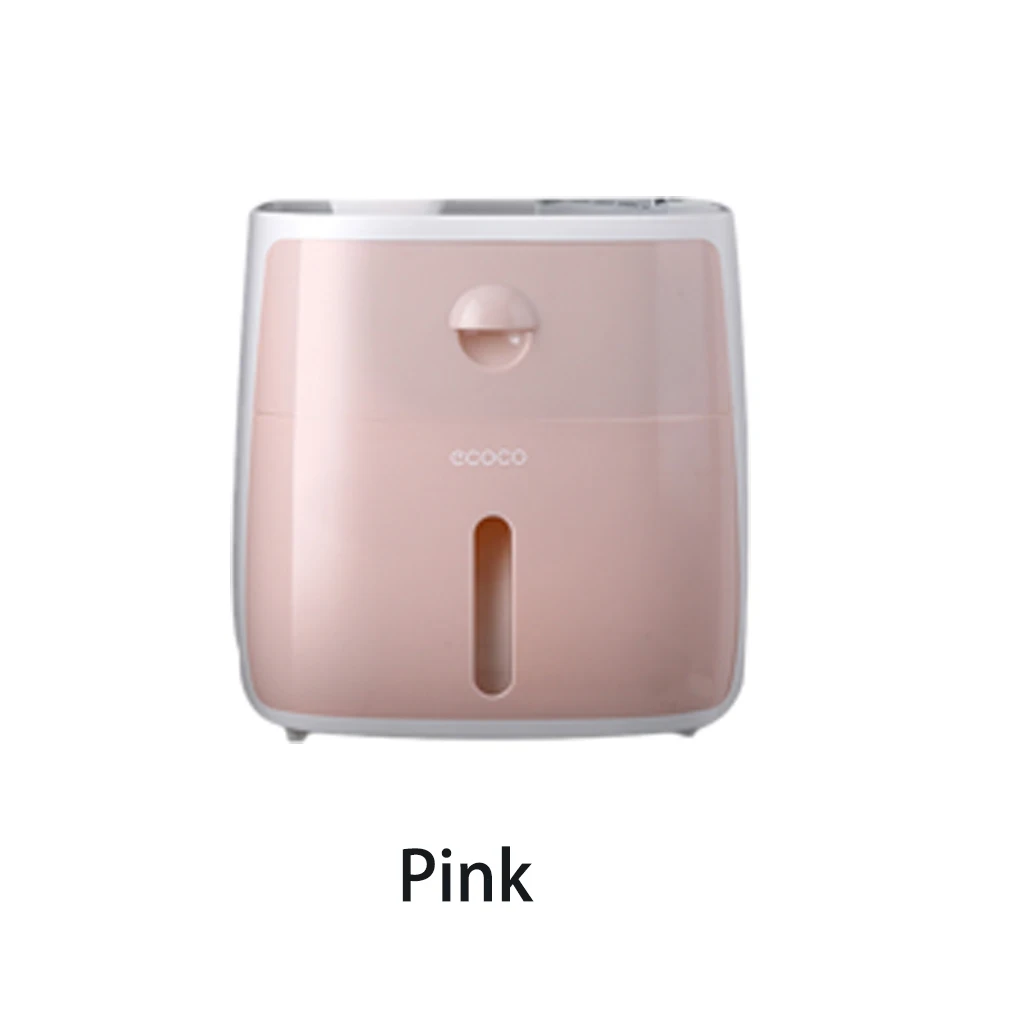 Туалет Бумага держатель творческий Пластик ванная и туалет Бумага держатель настенный коробка для хранения бумаги держатель для туалетной бумаги - Цвет: Pink