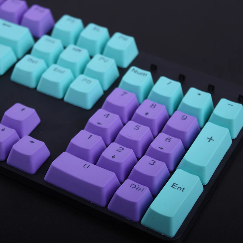 104 ключа PBT подсветка Keycap Stitch Color ANSI макет OEM профиль колпачки для ключей Cherry MX