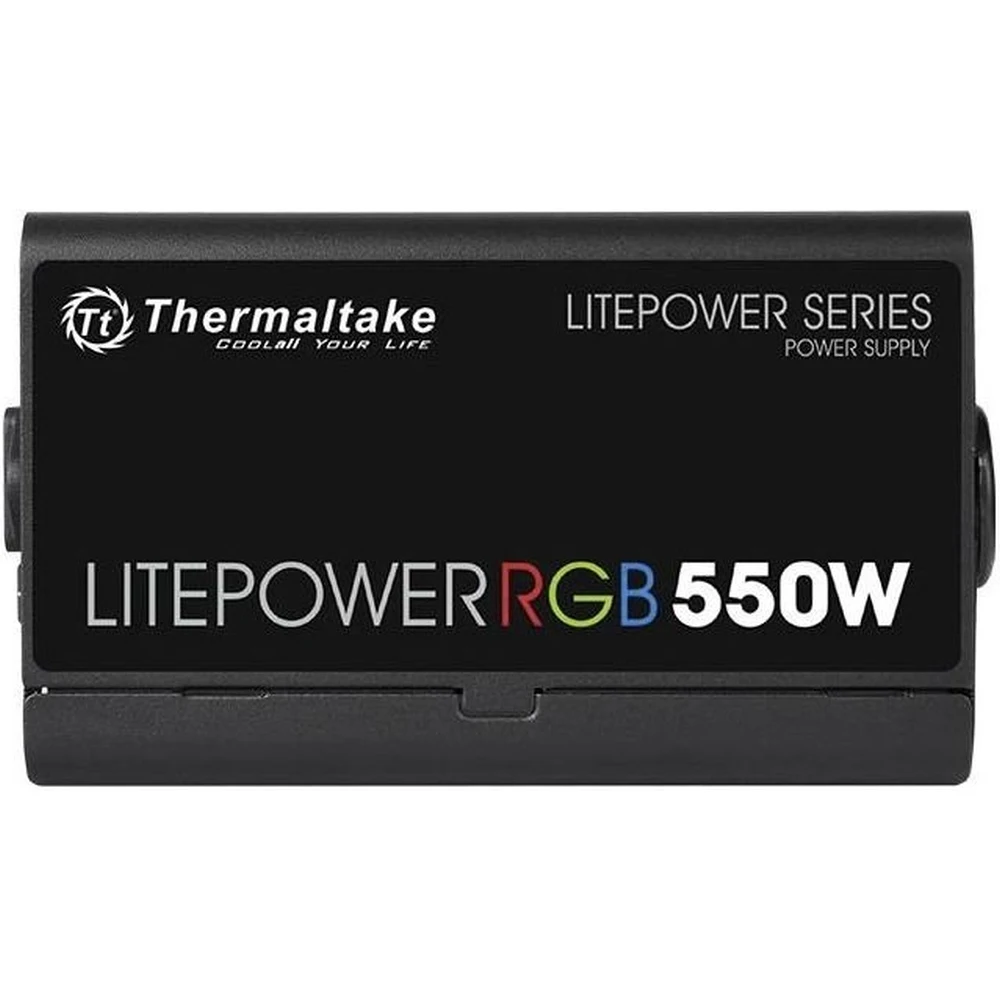 Блок питания Thermaltake ATX 550W Litepower RGB 550(24+4+4pin) APFC 120mm fan color LED 5xSATA RTL