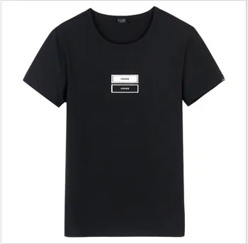 

Summer new women's street letter characters print loose short-sleeved T-shirt 24.82