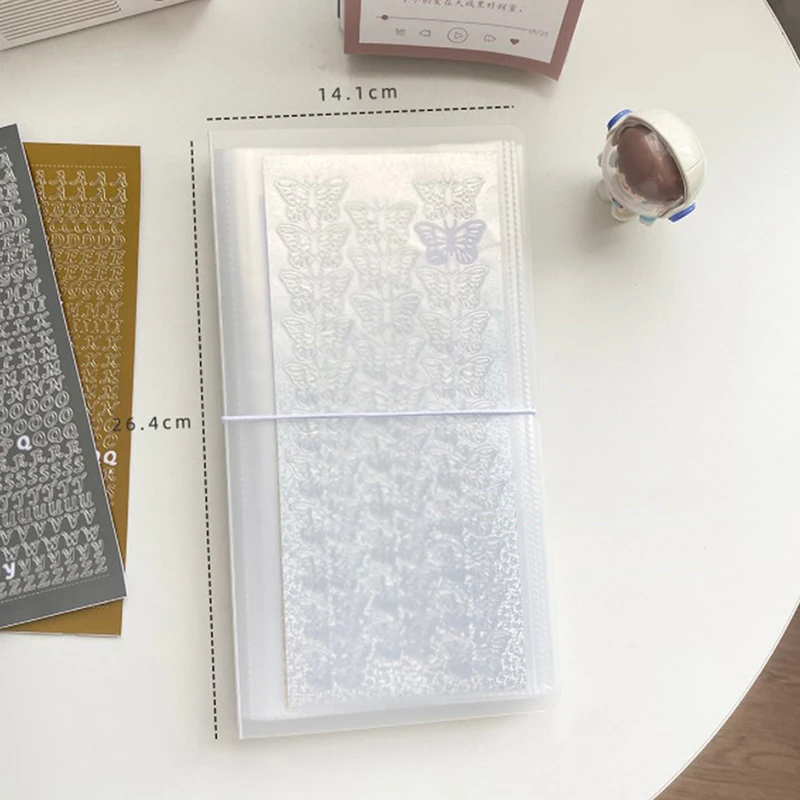 100 Slots Large Sticker Storage Volumes Filing Products Insert Stickers Spiral Stationery Office School Supplies
