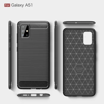 

Designer Phone Case For SAM A51 A71 Carbon Fiber case for A81 A91 Fitted cover for SAM A01 A21 DHL Free shipping 100pcs