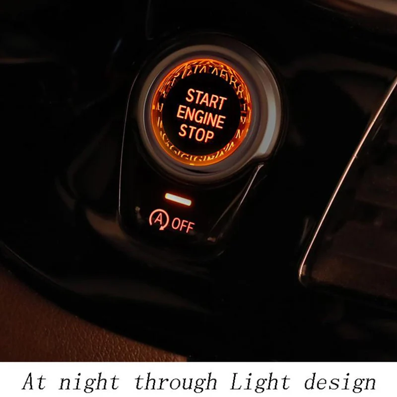 Наклейки на кнопки включения и остановки двигателя автомобиля для BMW серии 1 3 5 G01