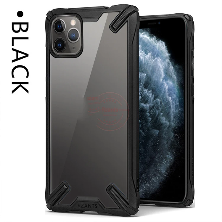 Военный противоударный чехол с подушкой безопасности для Apple iPhone 11 Pro Max прозрачный акриловый+ ТПУ противоударный чехол