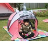 Portable Play Kids Tent Animal Unicorn dinosaur tent with LED light Children Indoor Outdoor Ocean Ball game tent Castle House 4