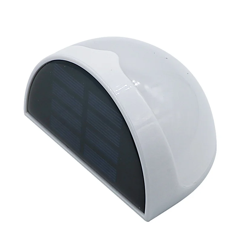 

SZYOUMY 10PCS Solar LED Porch Lamp Panel lights 6 LED Light Sensor Waterproof Outdoor Fence Garden Pathway Wall Lamp