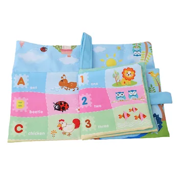 

New Baby Toys Cloth Book Infant Kids Early Development Learning Educational Unfolding Activity Books Classic Baby Rattles
