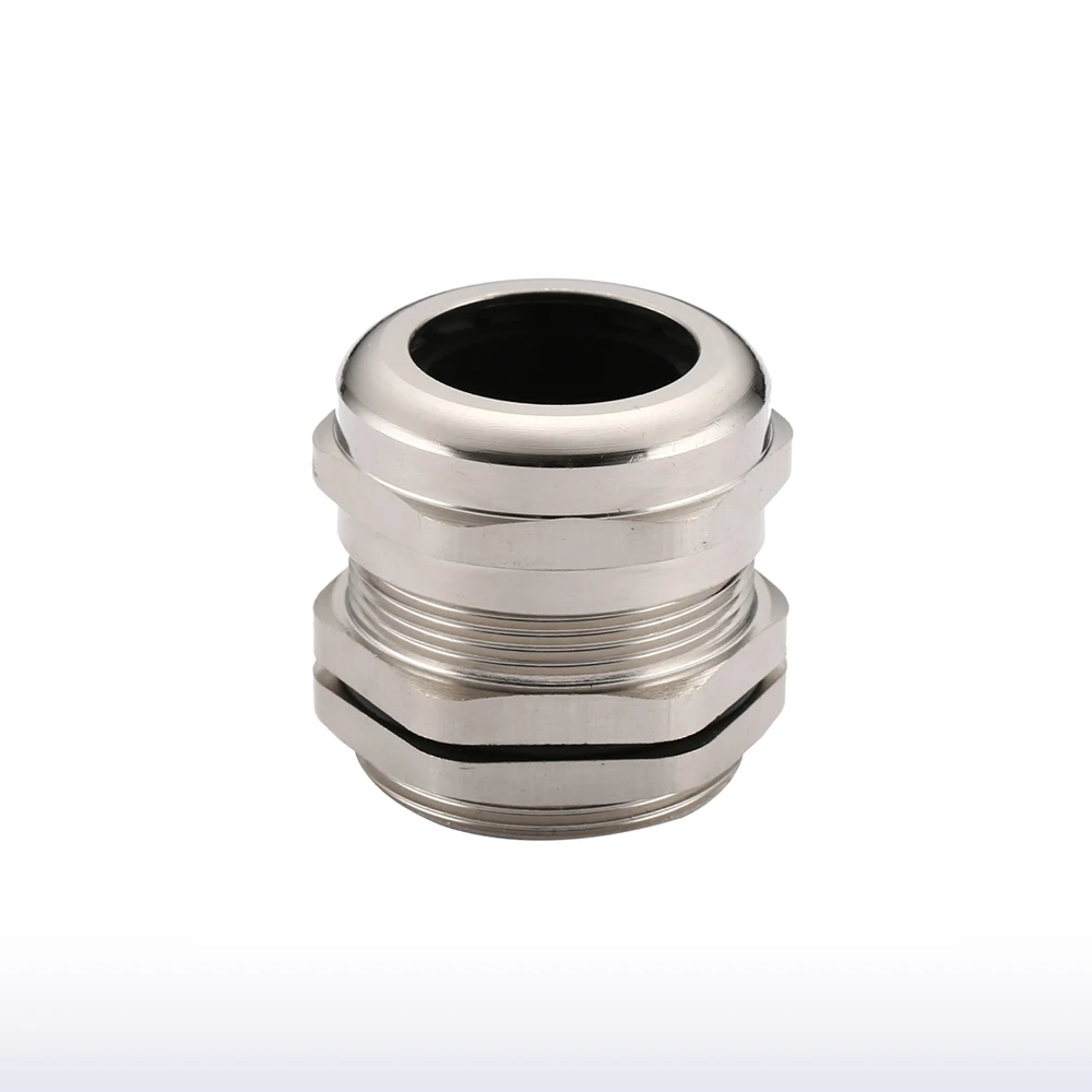 1PCS M80 Waterproof Nickel Plated Brass Cable Gland Connector IP68