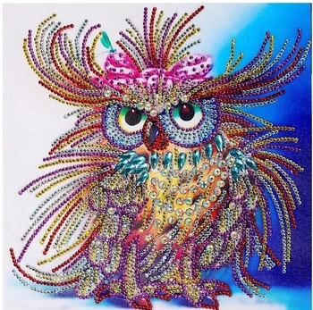 

Diamond Painting 5D DIY Full Square Owl Diamond Embroidery Mosaic Picture Of Rhinestone Animal Christmas Decor Home