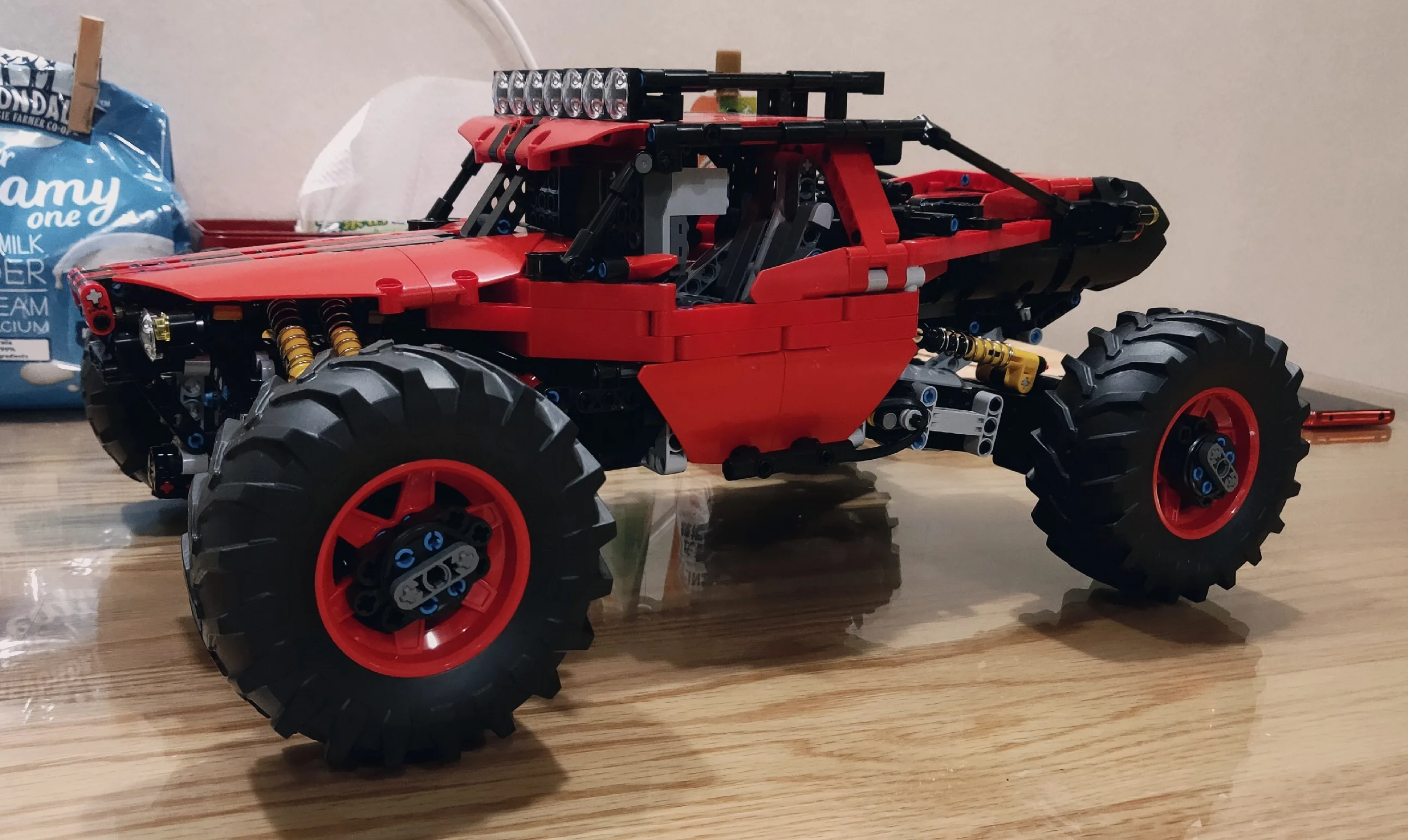 MOC Technic серия 4WD радиоуправляемое Багги C1 обновление внедорожник альпинистская Совместимость с MOC-19517 строительный блок кирпичи дети - Цвет: without motor part