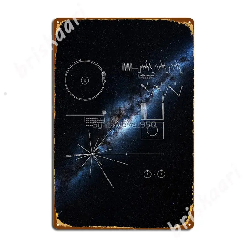 Voyager 1 доска Млечного Пути Samsung Galaxy металлические знаки Кино Кухня клуб бар