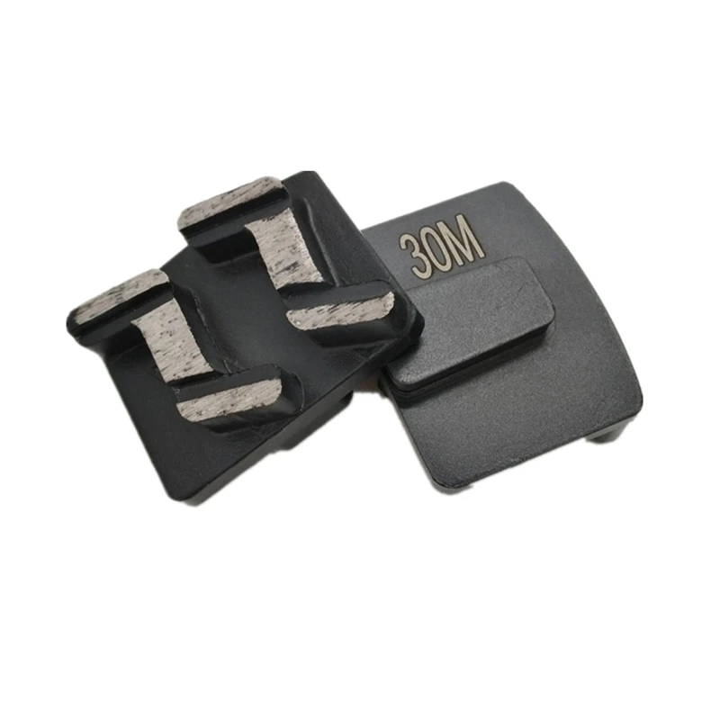 GT49 New Design Z Shape Segments Metal Bond Grinding Disc Redi Lock Diamond Concrete Grinding Shoes for Concrete Floor 12PCS