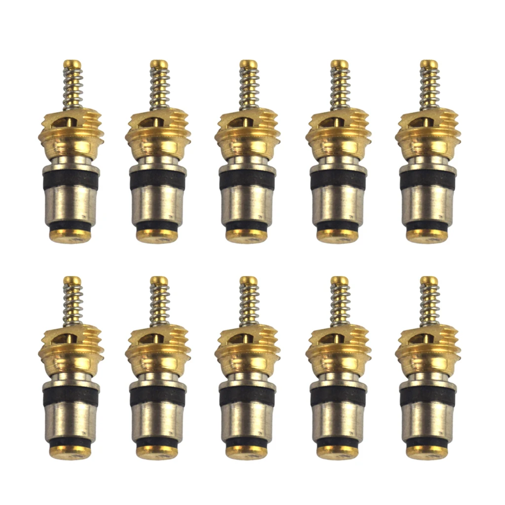 10x High Quality A/C High Pressure Valve Core for Volvo Citroen Fukang Elysee