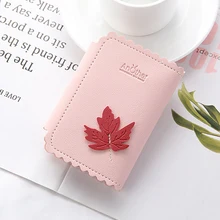 В виде кленового листа Для женщин человек держатель для ключей, администратор ключи крышка ювелирные изделия Организатор менеджер двойной на высоком тонком каблучке на застежке Ёмкость чехол для ключей женская сумка-кисет