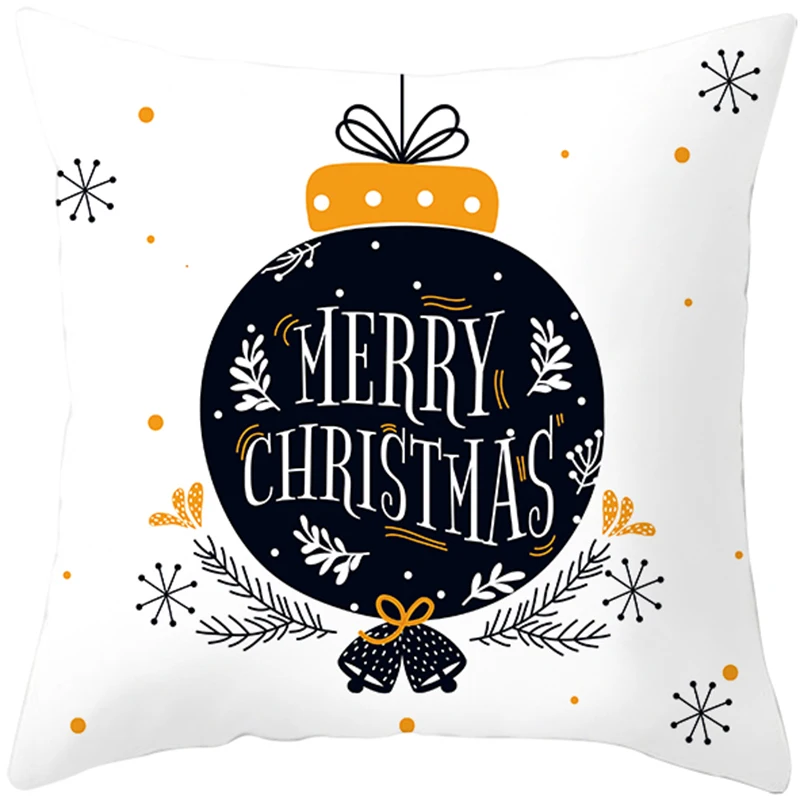 Наволочка на подушку, рождественские украшения для дома, подарки, Рождественский Декор,, рождественские украшения, наволочка Noel, с новогодним - Цвет: 12