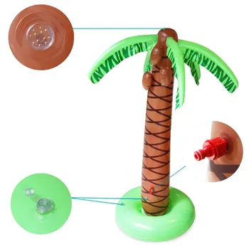 

New Inflatable Tropical Palm Tree Pool Beach Party Decor Toy Summer Outdoor Kids Spray Water Toy Party Game Supplies Apr16
