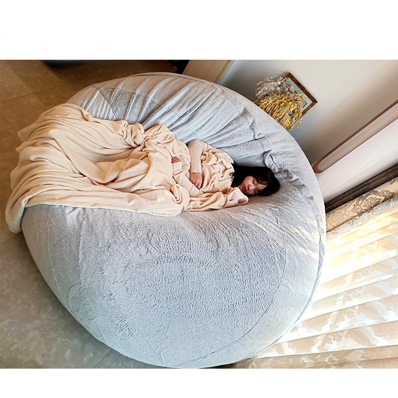 OTAOTAO-Puff grande sin relleno para sofá cama, PUF gigante, asiento de  suelo, futón otomano, muebles