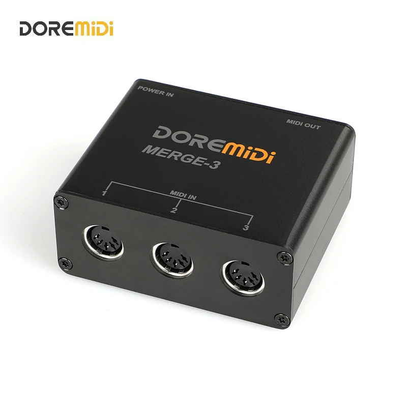 DOREMiDi MIDI Merger-3 Input 2 Output Support USB Power MERGE-3 | - Цена: US $45.98