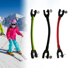 Safe Ski Tip Connector Outdoor Elastic Clip Winter Kids Protection Latex Sports Training Compact Easy Wedge Removable Beginner