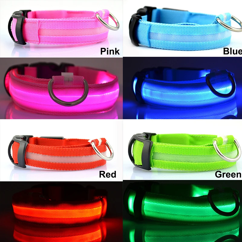 Usb Charging Led Dog Collar Safety Led 