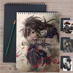 Hyakkimaru Anime Sketchbook Drawing A4 Graffiti Sketch Book Art Student Painting Book Blank Beige Paper Office School Supplies