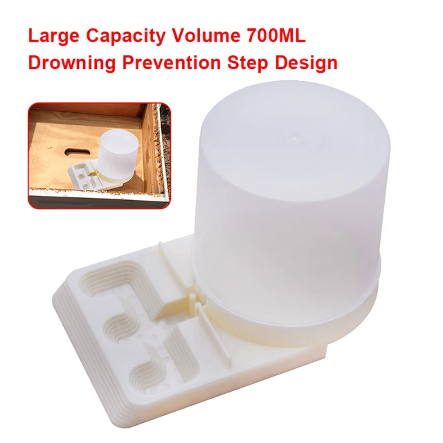 700ML Beehive Entrance Bee Feeder with Drowning Prevention
