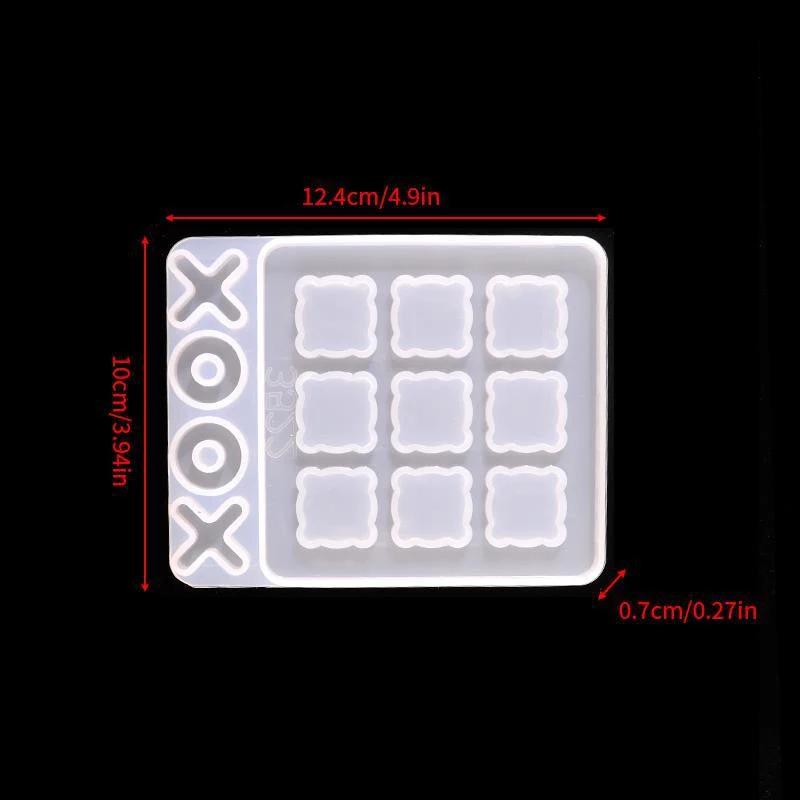 3D Silicone Resin Mould Tic Tac Toe SMTTT00 - Oytra