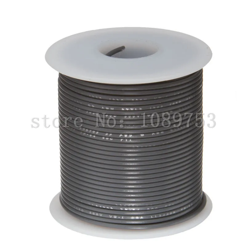 PVC 전자 와이어 전자 케이블, UL 인증 24, 30 미터, UL1007, 24awg, 1.4mm