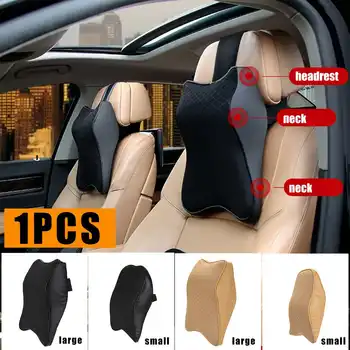 

Car Seat Headrest Neck Pillow Memory Foam Pad Head Neck Cushion Head Back Support 3D Memory Foam Headrest Seat Cover