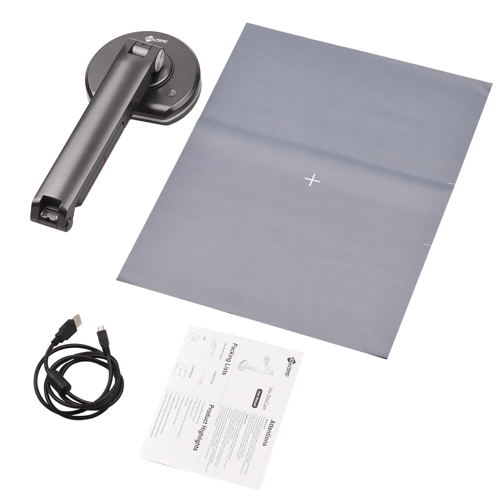 JOYUSING V500S USB 2-in-1 8MP Document Camera & Book Scanner Webcam Auto Focus A3 Scanning Size LED Light for Mac Windows document camera scanner