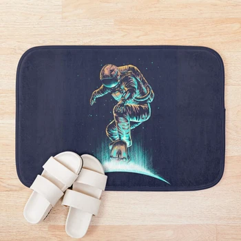 

Space Grind Bath Mat Protective Floor Mat PVC Entrance Door Mat Non-slip Kitchen Carpet Modern Home Customized Mats