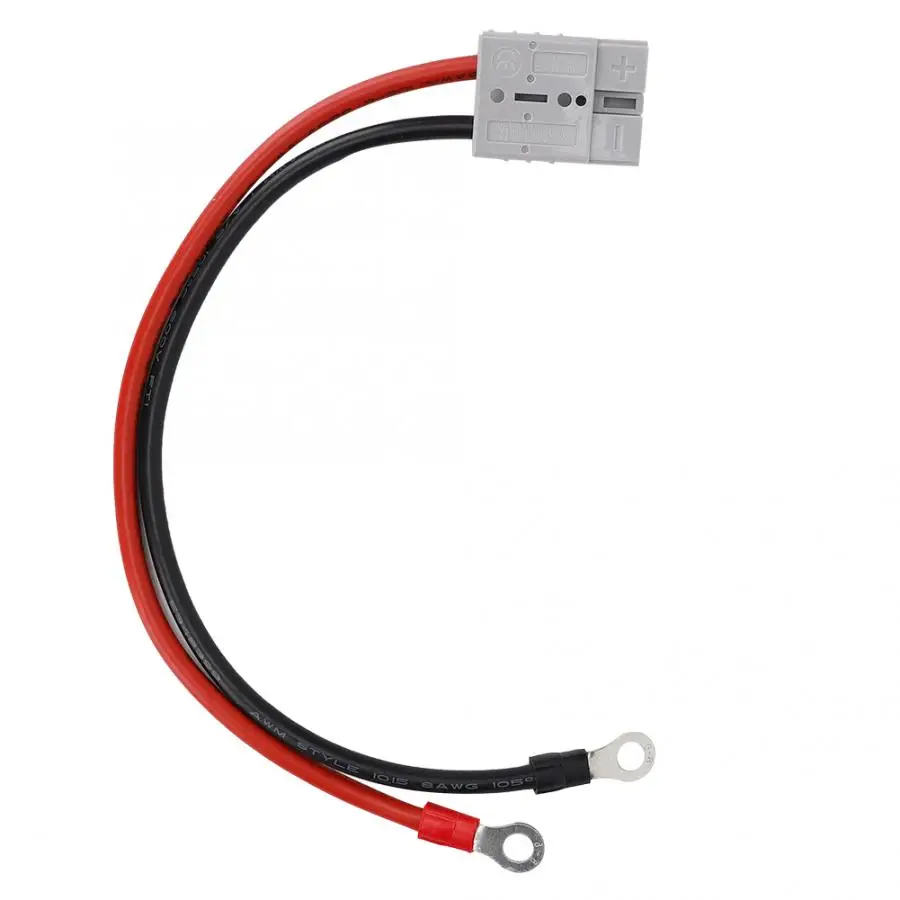 Power Jumper Cables 50A Anderson to Clip Cable Plug Connector.