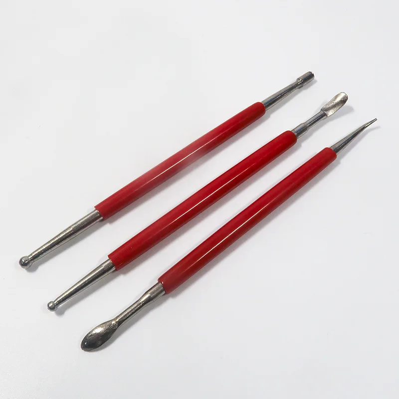 Kit De 3 Outils De Sculpture Sur Bois Ou Argile - Stylets Neufs Pour Modelage Et Détails