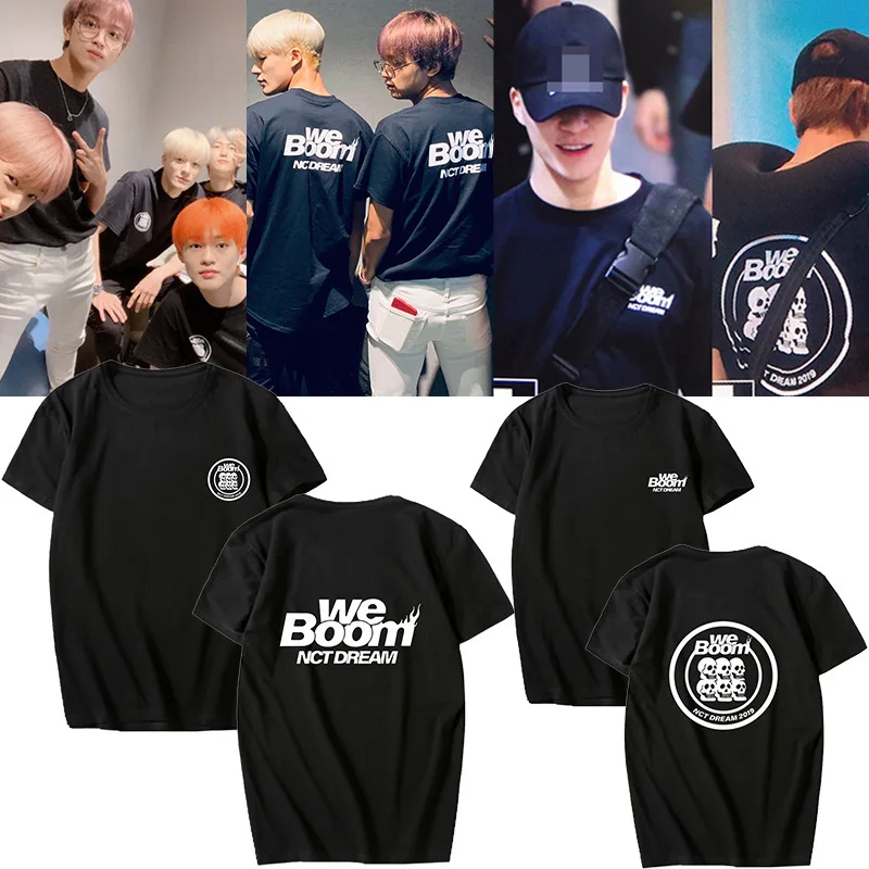 2019 Kpop Nct Dream Album We Boom футболка для женщин новый стиль женская модная
