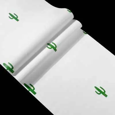 BK501 Parede Papel современные нордические Ins обои для дома зеленый черный кактус украшения обои для дома рулон для стен Decoracao дома - Цвет: BK501