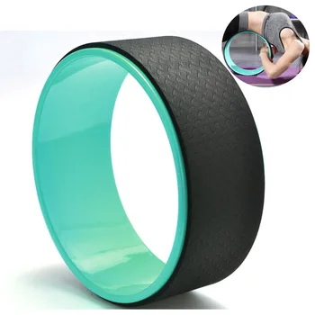 

Yoga Circles Pilates TPE Yoga Fitness Roller Wheel Back Training Tools Slimming Magic Waist Shape Pilates Ring