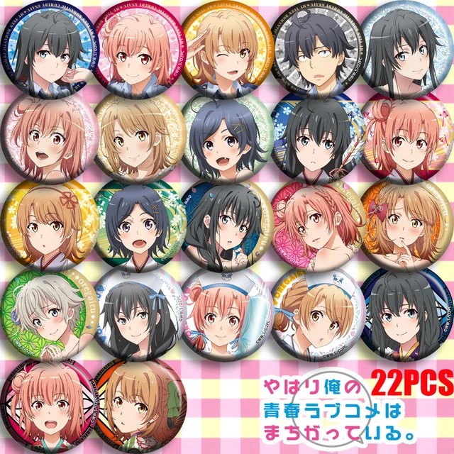 Hajimete no Gal Cosplay Badges Yukana Yame Brooch Icon Collection