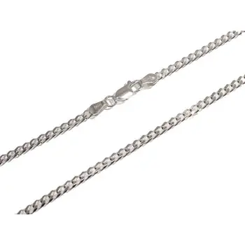 

Sterling silver chain barbed in 50 cm long