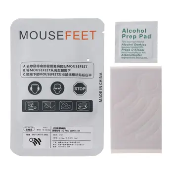 

1 Set 0.6mm Curve Edge Mouse Feet Mouse Skates for logitech G Pro Wireless Mouse