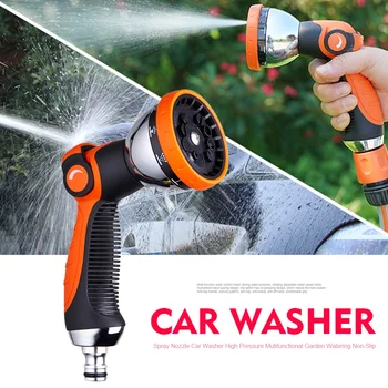 

Non-Slip Handheld Outdoor Car Washer Tyre Spray Nozzle Cleaning Garden Watering Home Adjustable High Pressure Car Washer