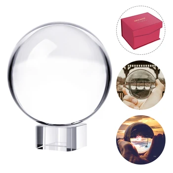 

Neewer Pro 80mm, K9 Crystal Ball with Stand, Wiping Cloth, Pouch and Box, Crystal Suncatchers Ball for Photography Accessory