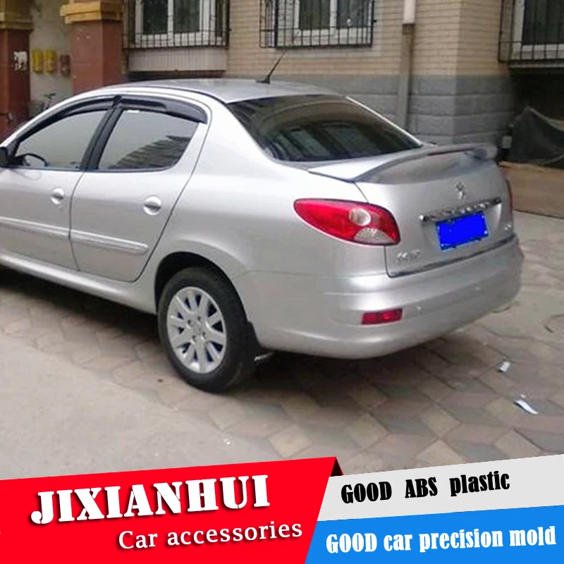 Спойлер для Peugeot 207 2006 2013 спойлер седан JSDLK задний цветной из АБС пластика