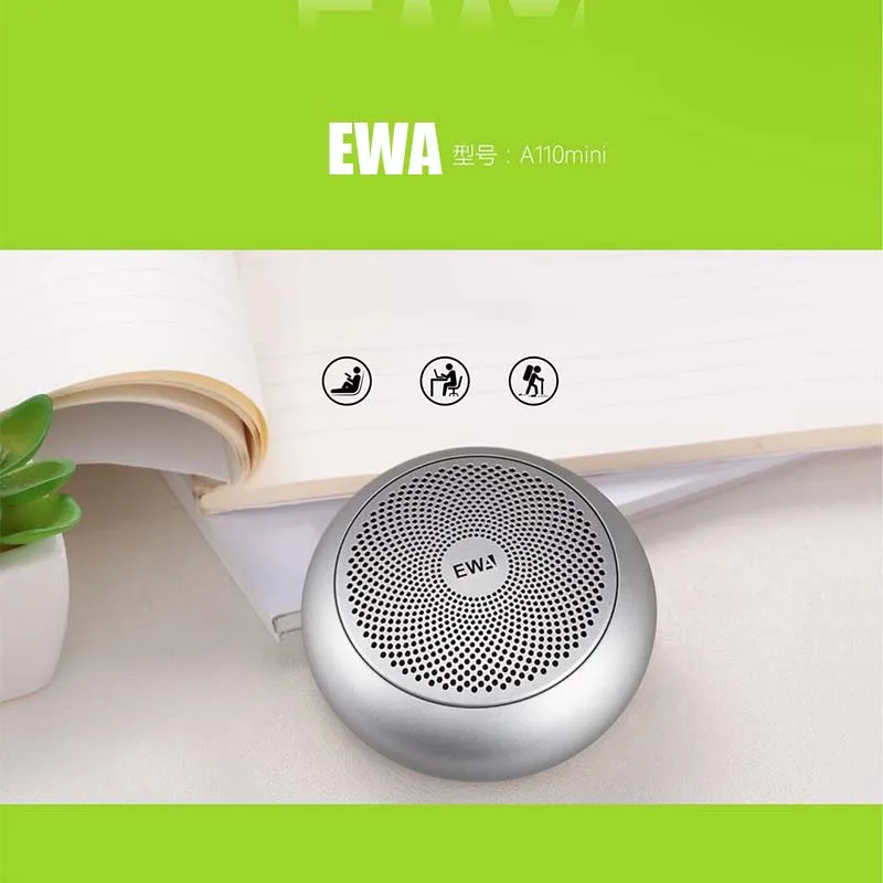 Bluetooth Колонка EWA A110 портативная металлическая TWS|Портативные колонки| |