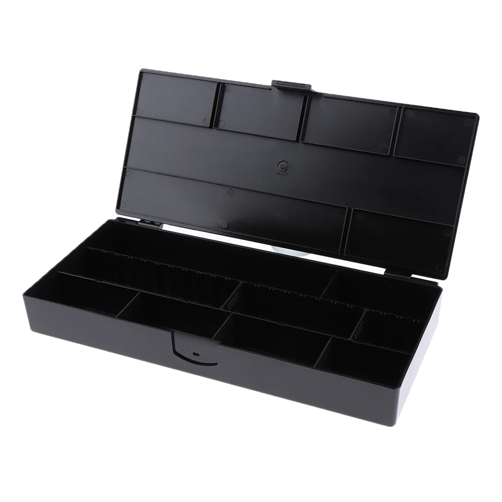 Transparent Empty Nail Storage Box Manicure Tools Organizer Case Holder,Salon Hair Styling Accessories Pins Organiser