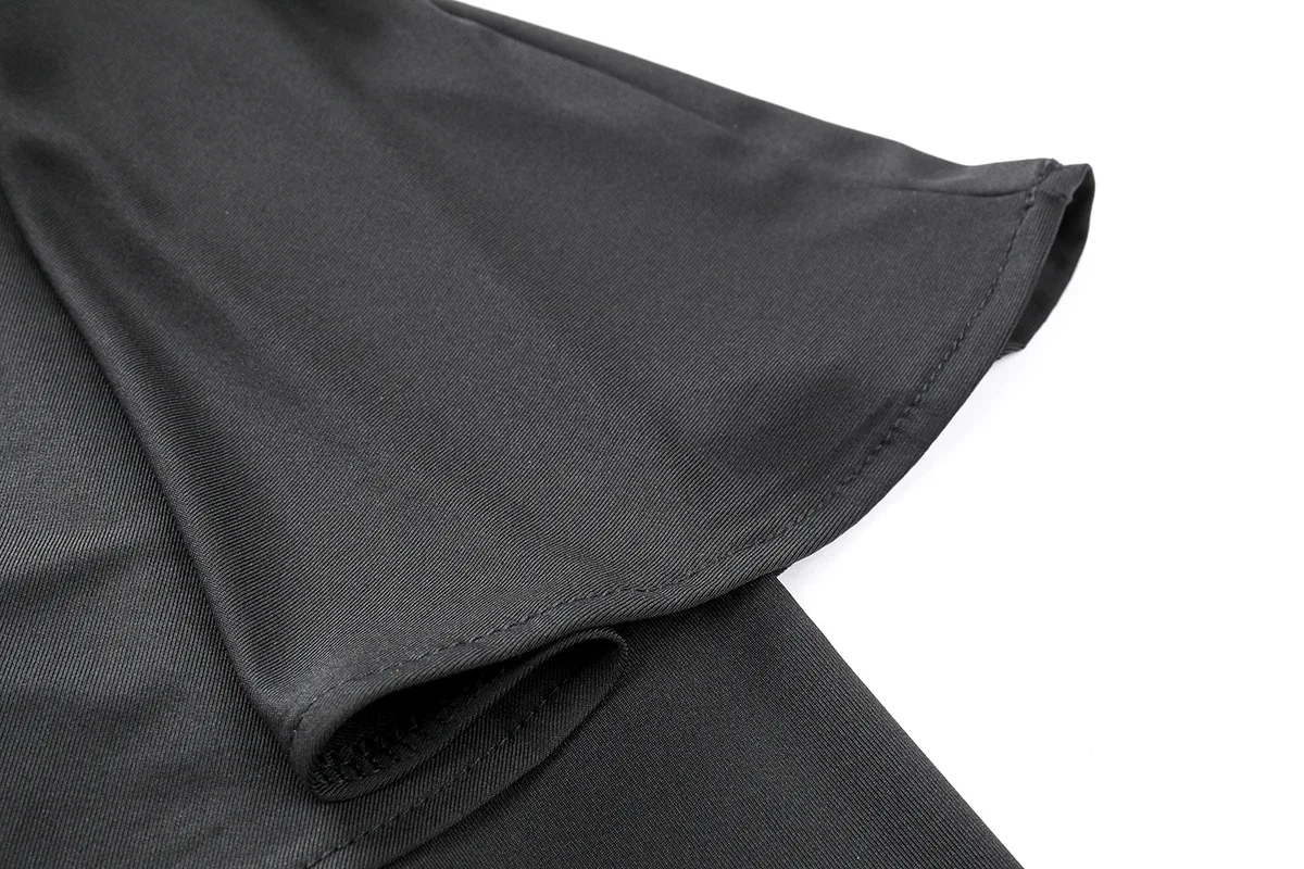 Весенне-осенняя новая стильная юбка, Спортивные Женские Эластичные Обтягивающие Брюки, комплект из двух предметов, черный и белый с рисунком
