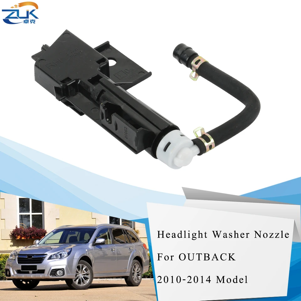 ZUK Headlight Washer Nozzle Headlamp Water Spray Jet For Subaru Lagacy Outback 2010-2014 OEM:86636-AJ150 86636-AJ160 | Автомобили и