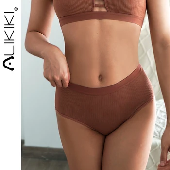

Stretchy Women Cotton Briefs Plus Size Underwear Panties Sexy Lady Hipster High Waist Soft Underpants Breathable Lingerie