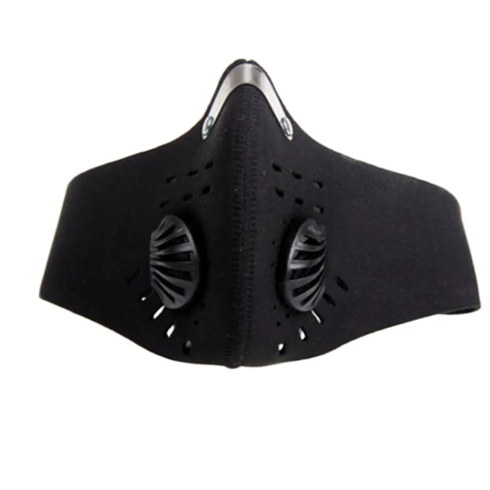 

Vervuiling Masker Volwassen Anti Pm 2.5 Pollen Stofmasker Wasbare Anti-Fog Anti Stofmasker Actieve Kool Filter Met 2 Filters