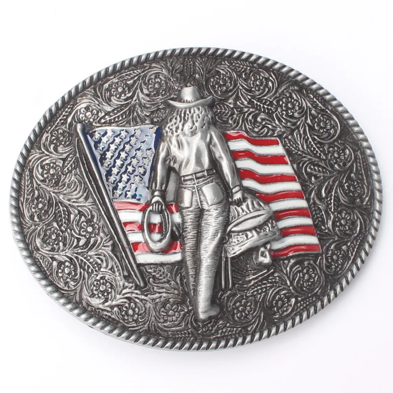 Пряжка для ремня American West Cowboy аксессуары ручной работы пояс сделай сам в Западном